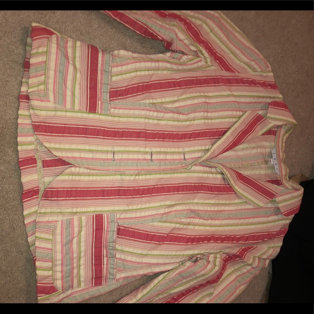 cAbi Striped Jacket